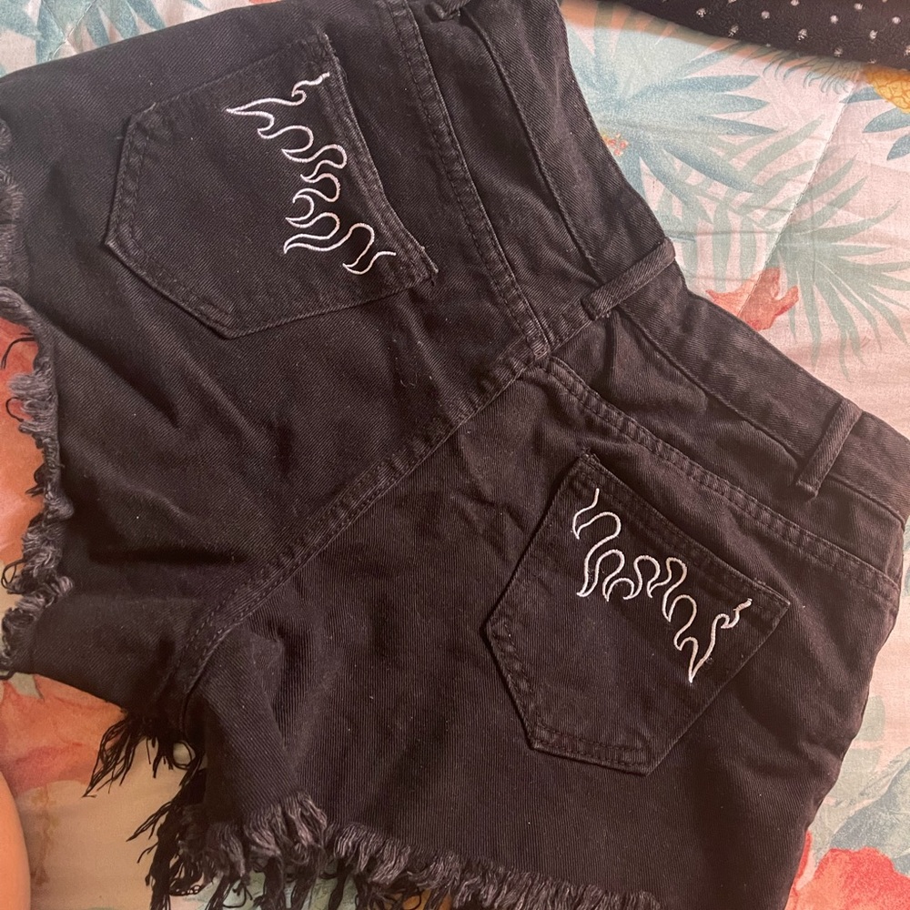 Black shorts